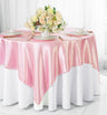 Classic Satin Square Overlay – Seamless Event Linen