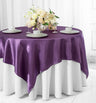Smooth Satin Square Table Overlay – Elegant Finish