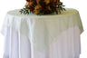 Seamless Square Organza Table Overlay for Elegant Dining