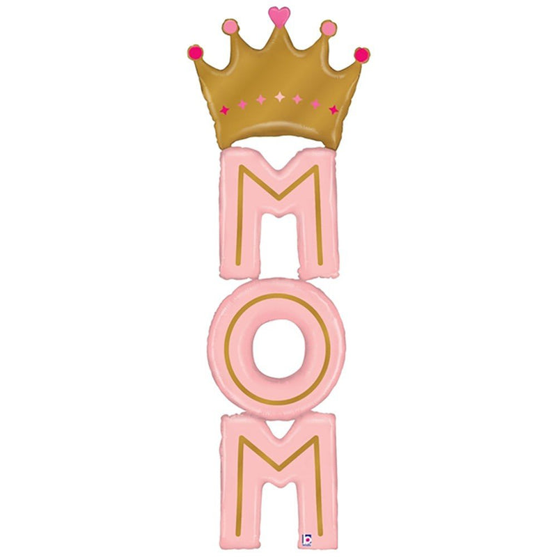 Foil Balloon Special Delivery Mom Crown