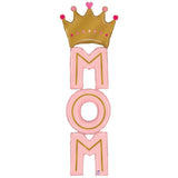 Foil Balloon Special Delivery Mom Crown