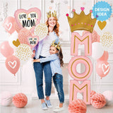Foil Balloon Special Delivery Mom Crown