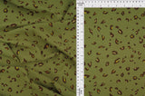 Leopard Print Twill Woven Fabric