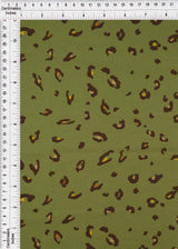 Leopard Print Twill Woven Fabric