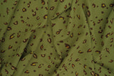 Leopard Print Twill Woven Fabric