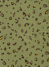 Leopard Print Twill Woven Fabric