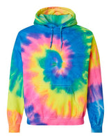 Blended Tie-Dyed Hooded Sweatshirt