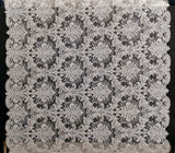 Beaded Lace Fabric on Polyester Net Mesh 48"
