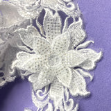 Beaded 3D Floral Lace Trimming