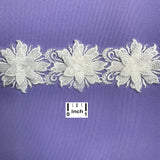 Beaded 3D Floral Lace Trimming
