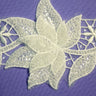 Beaded 3D Floral Lace Trimming 4" Wide