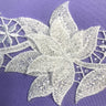 Beaded 3D Floral Lace Trimming 4" Wide