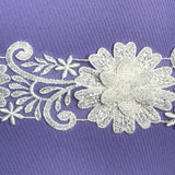 Beaded Floral Lace Trimming