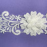 Beaded Floral Lace Trimming