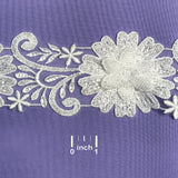 Beaded Floral Lace Trimming