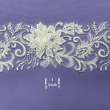 Beaded 3D Floral Lace Trimming