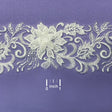 Beaded 3D Floral Lace Trimming 4" Wide