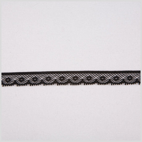 1/2" Black Fine Lace