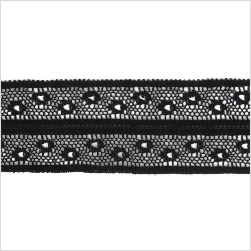 1.5" Black Lace