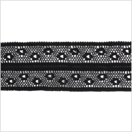 1.5" Black Lace