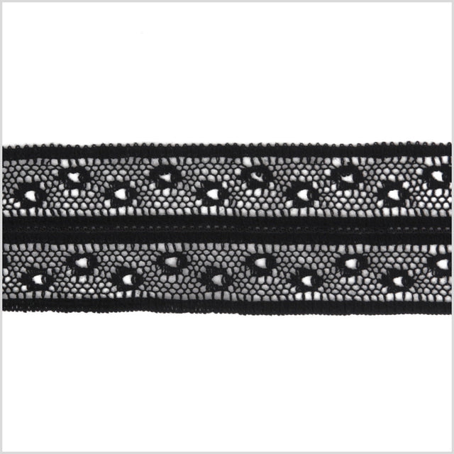 1.5" Black Lace