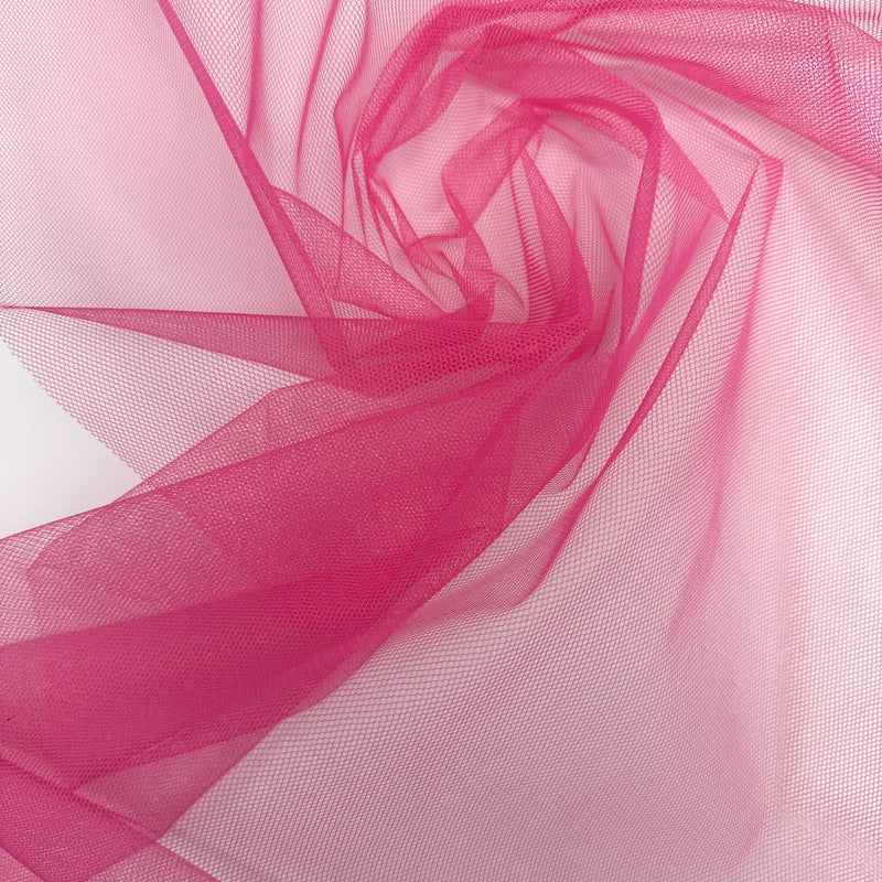 Pink Polyamide Mesh Fabric