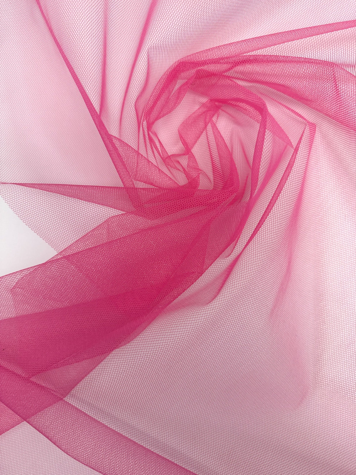Pink Polyamide Mesh Fabric