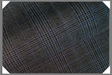 Charcoal Blue Plaid Cotton Wool Fabric - Plaid, Charcoal Blue, 58/60" Width