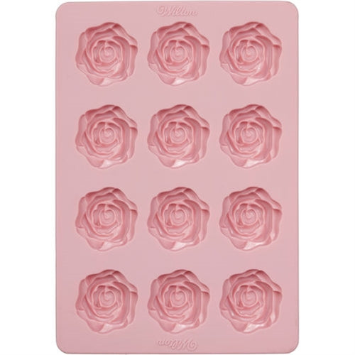 Molde de silicona para caramelos en forma de rosa