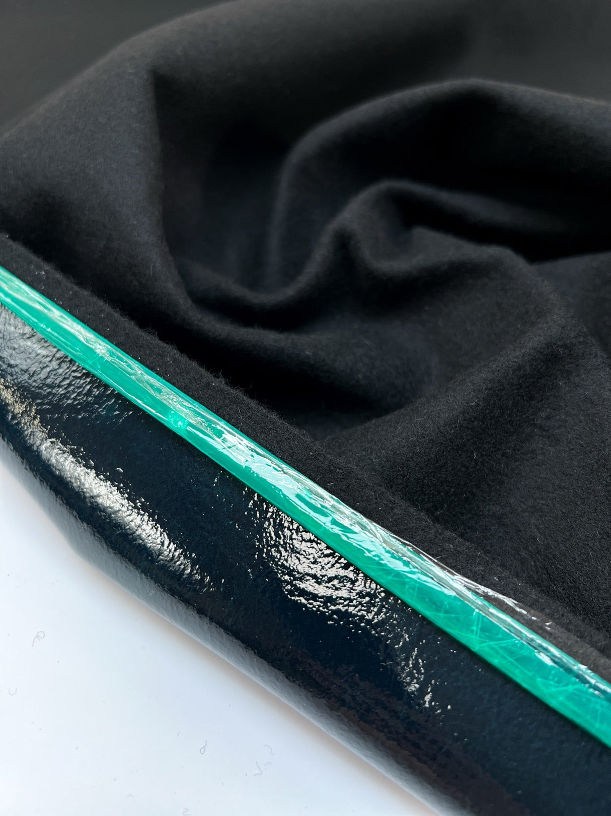 Italian Wool Woven Green-Black