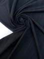 Wool Stretch Fabric Blue Black