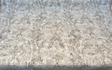 Imogen Ember Orange Distressed Damask Chenille Fabric - Rust Orange, Beige Off White, 56" Width (1 Yard)