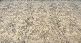Imogen Rain Damask Distressed Chenille Fabric - Blue Grey Damask, 56" Width (1 Yard)