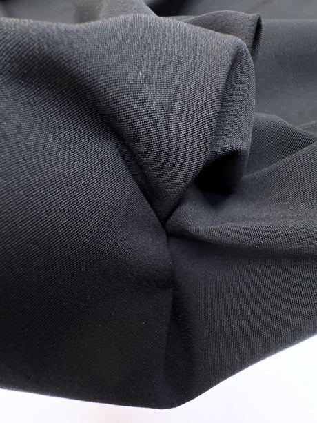 Black Polyamide Elastane Woven