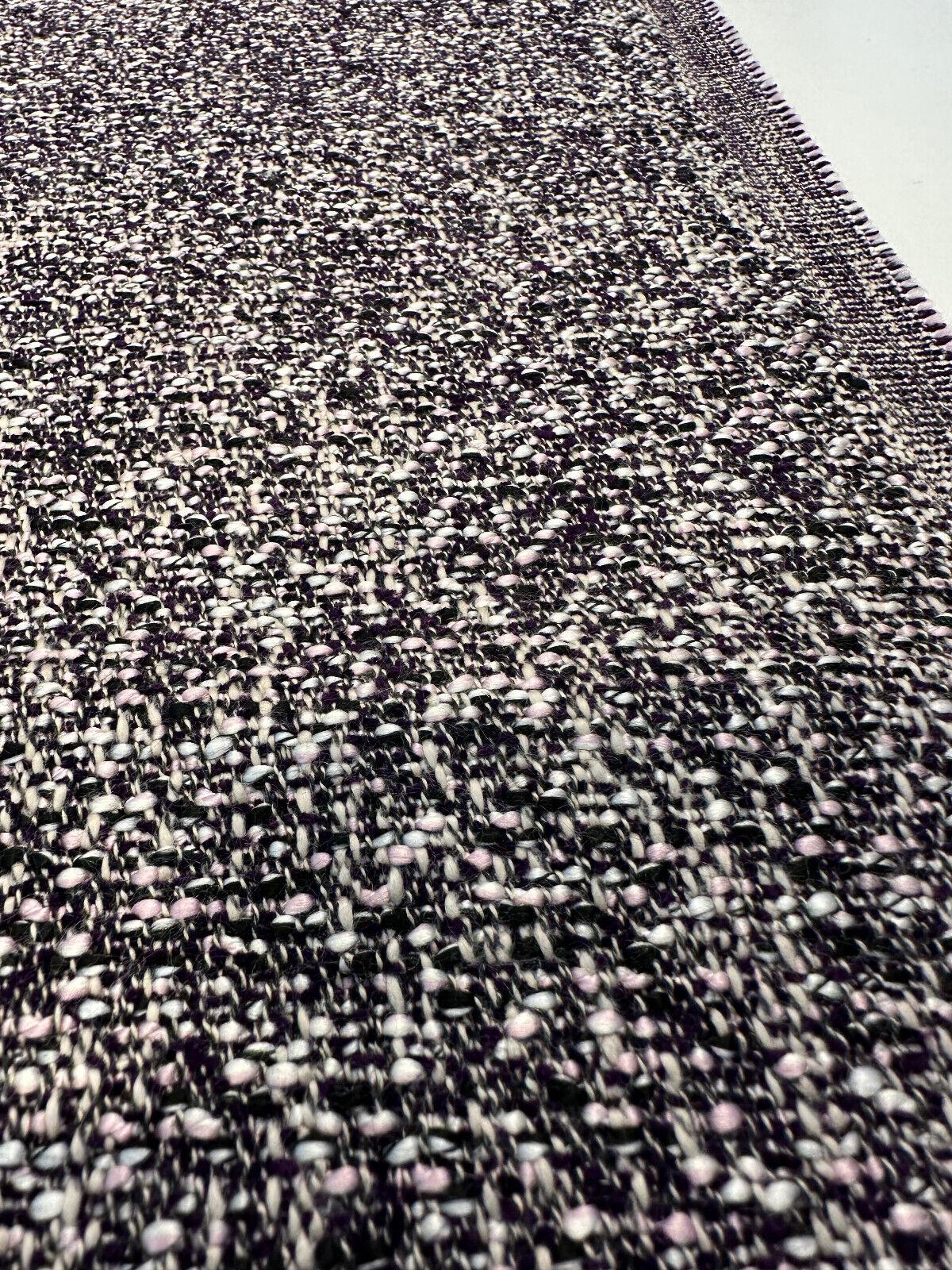 Valley Forge Chenille Fabric - Purple Tweed Gian Texture, 1 Yard