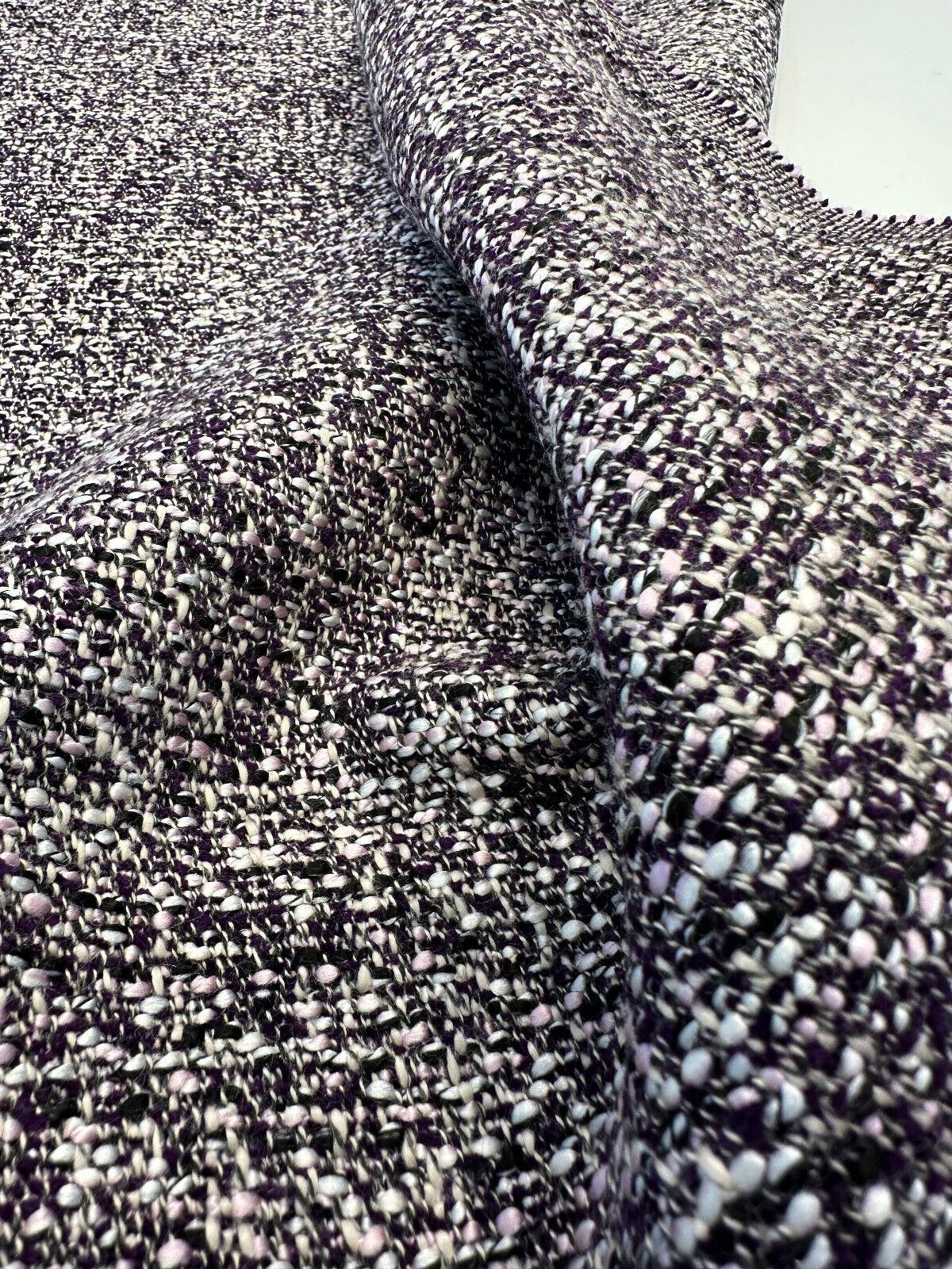 Valley Forge Chenille Fabric - Purple Tweed Gian Texture, 1 Yard