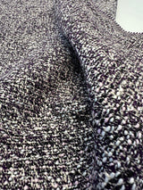 Valley Forge Chenille Fabric - Purple Tweed Gian Texture, 1 Yard