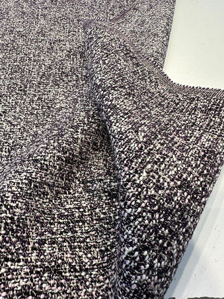 Valley Forge Chenille Fabric - Purple Tweed Gian Texture, 1 Yard