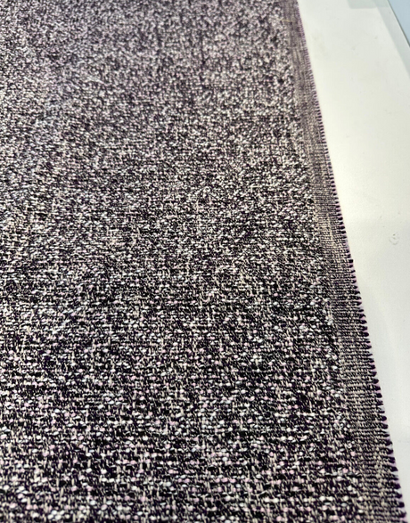 Valley Forge Chenille Fabric - Purple Tweed Gian Texture, 1 Yard