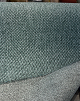 Fulton Aquamarine Teal Chenille Fabric - Tweed Weave, Aquamarine Teal, 54" Width (1 Yard)