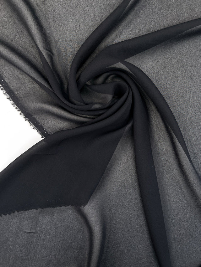 Viscose Crepe Fabric Black