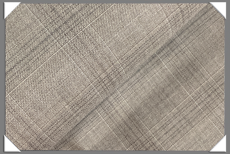 Taupe Windowpane Italian Wool Fabric - 100 Percent Wool Fabric, Taupe Windowpane, 58/60" Width (1 Yard)