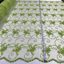 Beaded Embroidered Lace Mesh