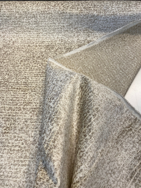 Marsalis Velvet Fabric - Beige Antique, Upholstery Fabric (1 Yard)