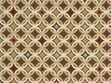 Tango Mink Acrylic Fabric - Geometric Jacquard, Mink, 54" Width (1 Yard)