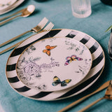 120 Count Earthtrends Monarch Paper Plates for Parties Weddings and Events Assorted 10"