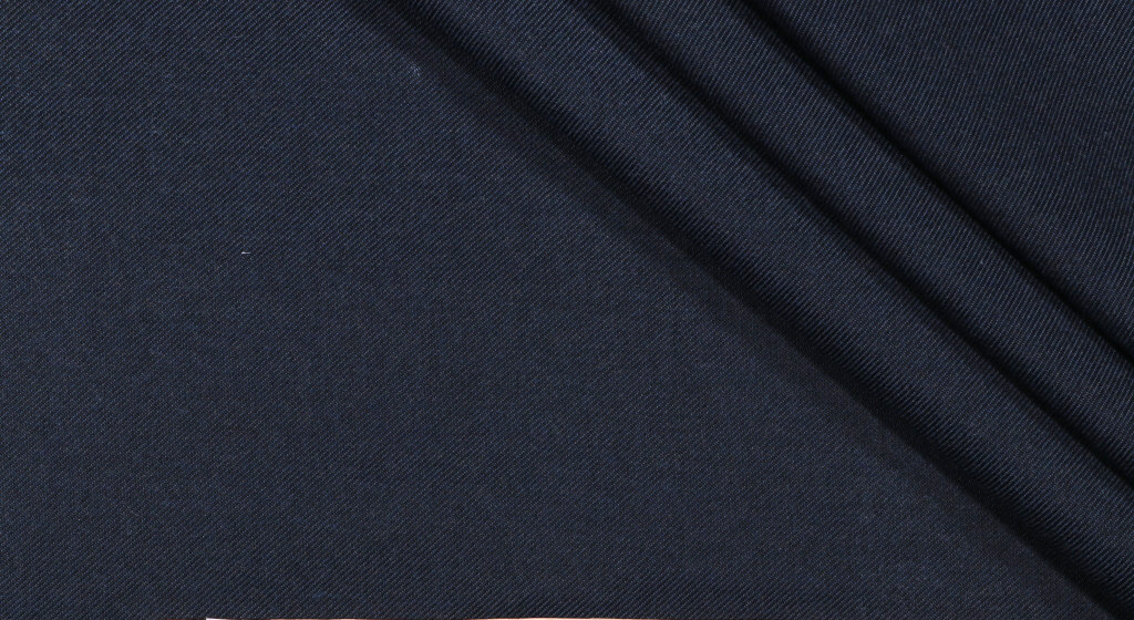 Sunbrella Flagship Blue Twilight Solution-Dyed Acrylic Fabric - Twilight Blue, Specialty Weave, 54" Width (1 Yard)
