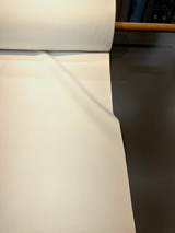 Blackout Double Sided White Linen Drapery Fabric - White Linen, 55" Length (1 Yard)