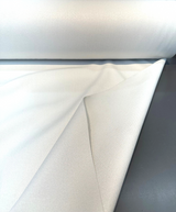 Blackout Double Sided White Linen Drapery Fabric - White Linen, 55" Length (1 Yard)