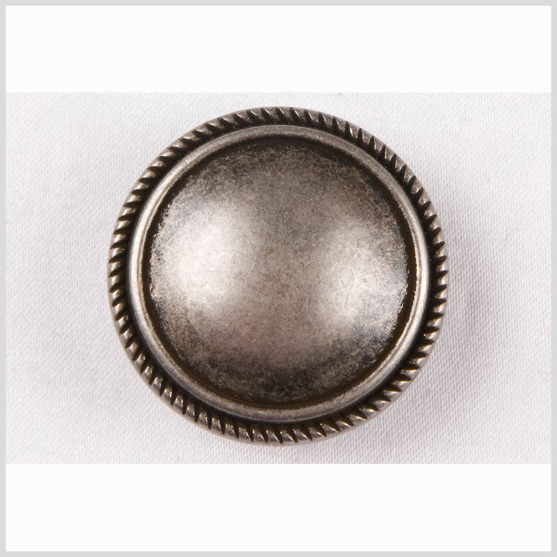 Antique Iron Metal Coat Button - 44L/28mm